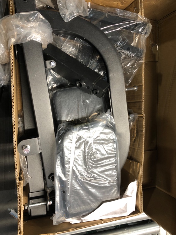 Photo 1 of Roman Chair Back Hyperextension Bench Machine Adjustable Back Exercise Strength Training Equipment Black