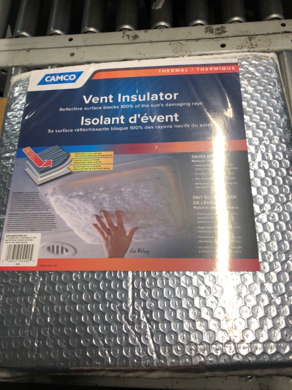 Photo 3 of Camco RV Vent Insulator and Skylight Cover & TST MAX RV Toilet Treatment Drop-INs | Control Unwanted Odors and Break Down Waste and Tissue | Septic Tank Safe | Orange Scent | 30 Count - pack of 1 Cover + Drop-Ins