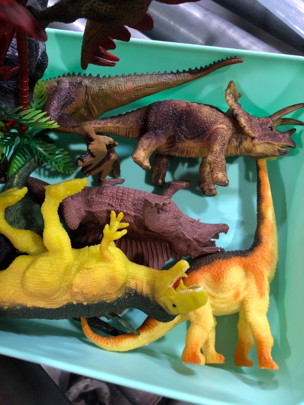 Photo 3 of (see all images) TEMI Dinosaur Toys for Kids 3-5, Realistic Jurassic Dinosaurs Figures with Play Mat 