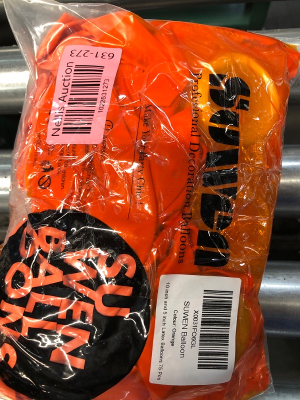 Photo 1 of 2 pack SUWEN Blush Balloons Kit 77PCS Latex Helium Shiny Blush Balloons Different Sizes 10 Inch 5 Inch for Birthday Graduation Wedding Shower Anniversary Party Decorations ORANGE BALLOONS