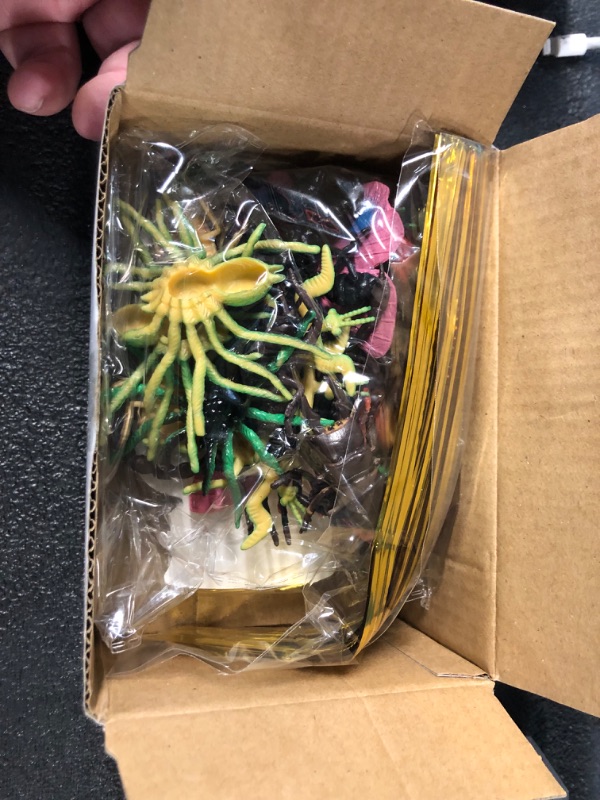 Photo 1 of 30 Pack Bug Toys Fake Plastic Bugs and Insects for Kids Toddler Birthday Party Favors Easter Valentines Basket Stuffers Goodie Bag Fillers April Fool's Day Prank Gifts Fake Bugs Toys
