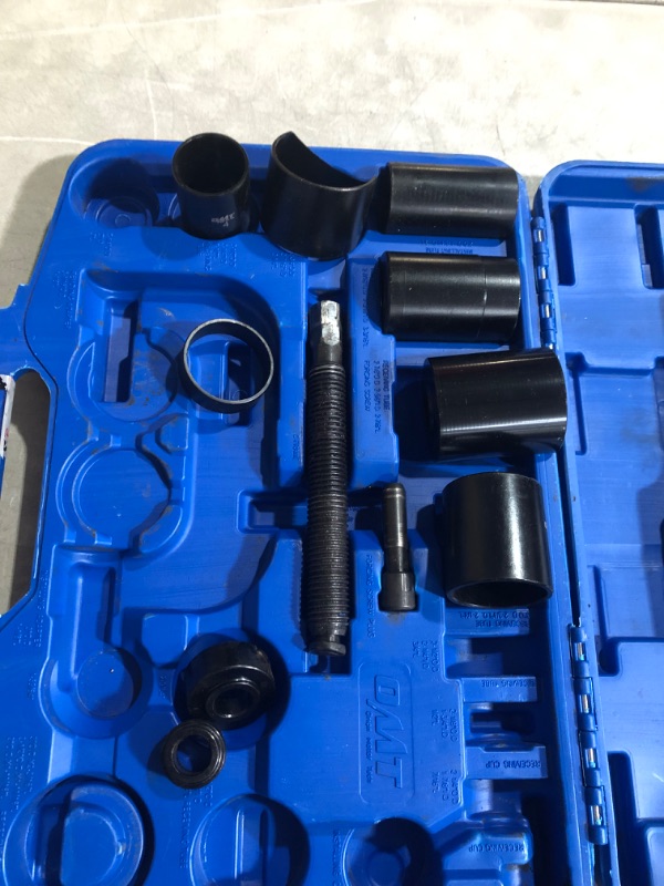 Photo 9 of ***DAMAGED - MISSING PARTS - SEE COMMENTS***
Orion Motor Tech Master Ball Joint Press Kit, 23pc Ball Joint Press & U Joint Removal Kit with Sockets and Universal Adapters, Heavy Duty Ball Joint Tool Set for Most 2WD 4WD Cars Light Trucks SUVs