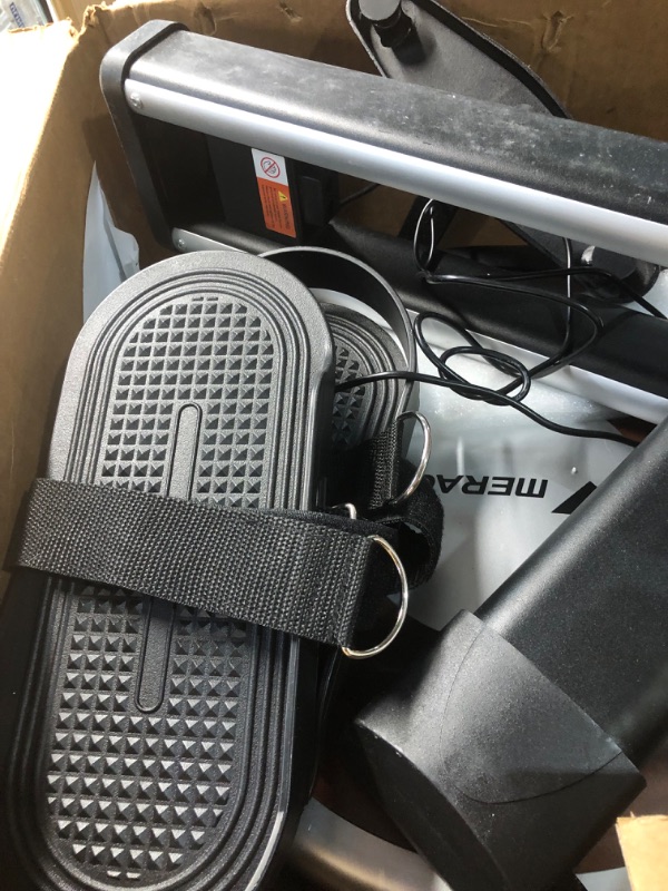 Photo 1 of Rowing Machine, MERACH Bluetooth Magnetic Rower Machine with Dual Slide Rail, 16 Levels of Quiet Resistance, Max 350lb Weight Capacity, App Compatible, 
MODEL: MR-R02