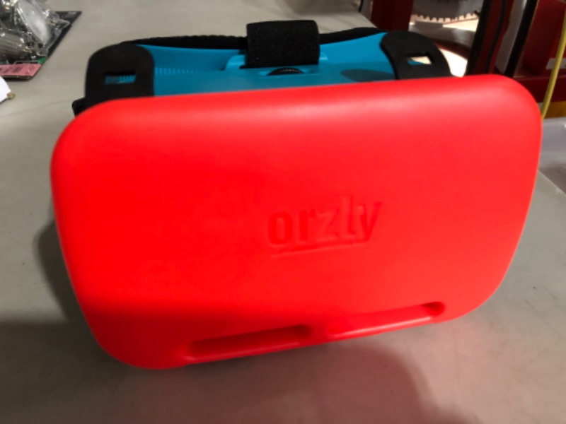 Photo 1 of Orzly VR Headset Designed for Nintendo Switch & Switch OLED Console with Adjustable Lens for a Virtual Reality Gaming Experience and for Labo VR - Colour Pop - Gift Boxed Edition Tanami