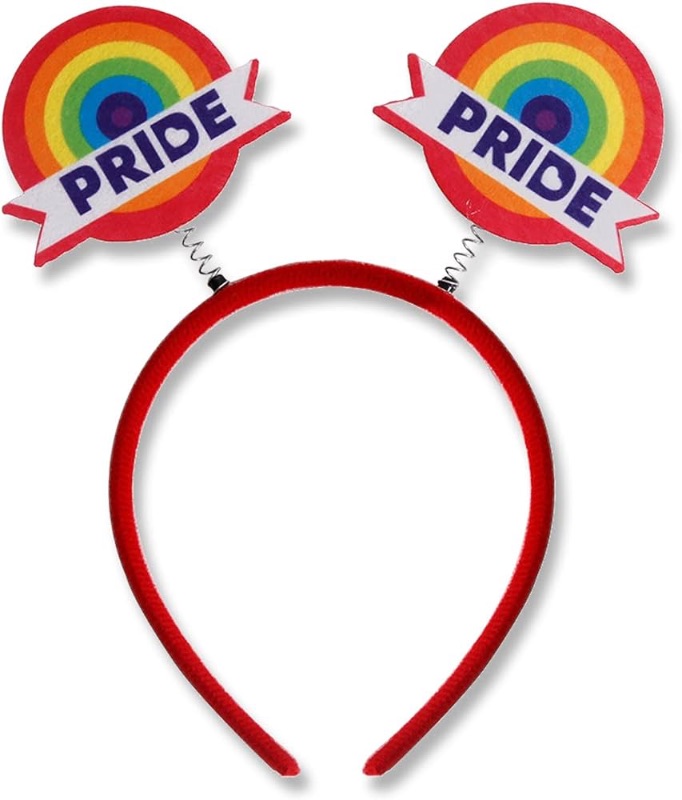 Photo 1 of NONREFUNDABLE PRIDE BUNDLE
5-HIFANMM Pride Day Headband Rainbow Love Hair Accessories Colorful Circle Hair Decoration Gay Pride Design Headdress Hair Hoop Parade Party Supplies for LGBT DIY in Sweet Pride Day 1 Pcs