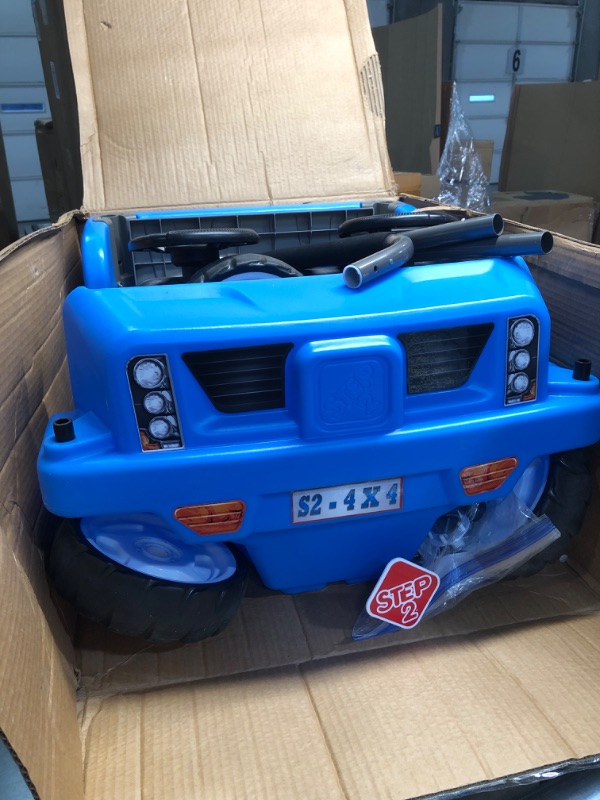 Photo 2 of ***USED - LIKELY MISSING PARTS - UNABLE TO VERIFY FUNCTIONALITY***
Step2 Side-by-Side Push Around SUV Blue Two-Seater Stroller Push Car for Toddlers
