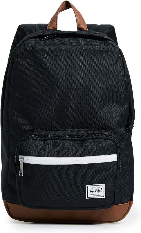 Photo 1 of Herschel Pop Quiz Backpack, Black/Tan, Classic 22L
