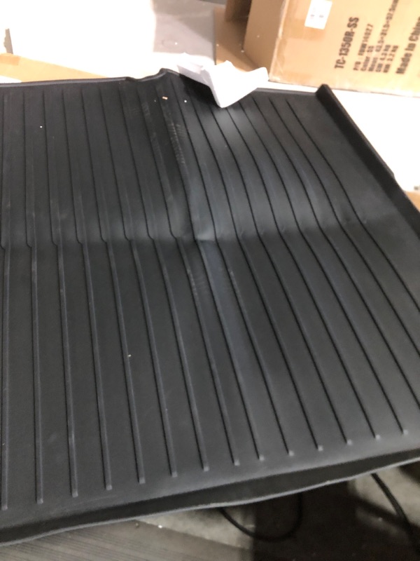 Photo 3 of (see all images) BASENOR Tesla Model Y TPE Cargo Liners Cargo Mat Rear Trunk Mat 