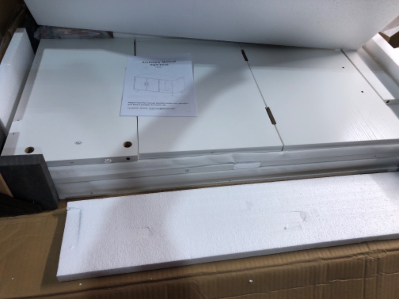 Photo 1 of Modern Hidden Cat Litter Box Enclosure Furniture with Scratching Pad for Living Room, Black