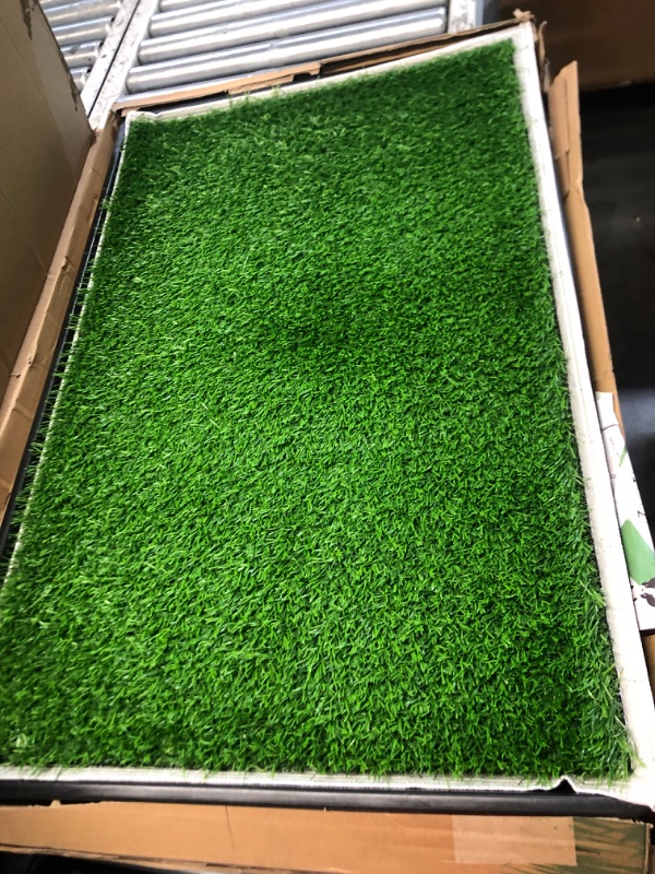 Photo 4 of Dog  Large Patch Potty, Artificial Dog Grass Bathroom Turf for Pet Training, Washable Puppy Pee Pad,
