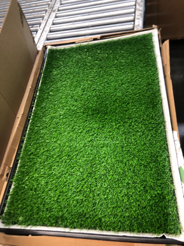 Photo 2 of Dog  Large Patch Potty, Artificial Dog Grass Bathroom Turf for Pet Training, Washable Puppy Pee Pad,