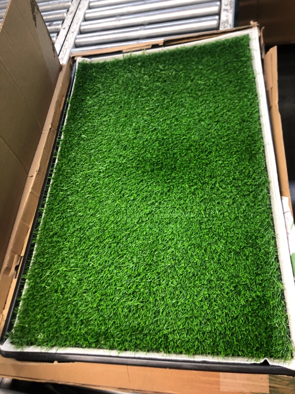 Photo 3 of Dog  Large Patch Potty, Artificial Dog Grass Bathroom Turf for Pet Training, Washable Puppy Pee Pad,