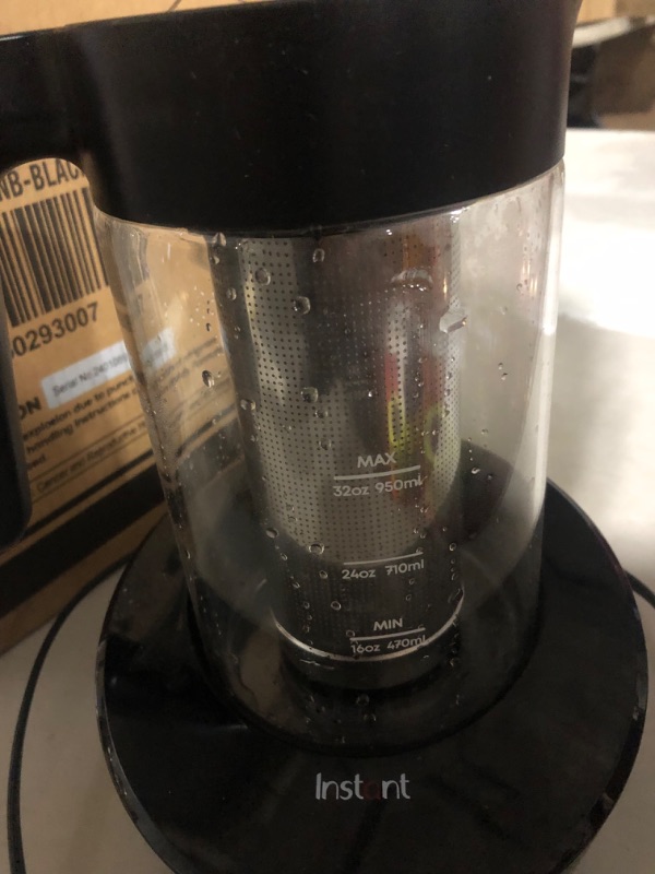 Photo 4 of ***USED*WAS WET INSIDE*POWERS ON***
Instant Cold Brew Electric Coffee Maker, From the Makers of Instant Pot, Quickly Cold Brew Coffee, 