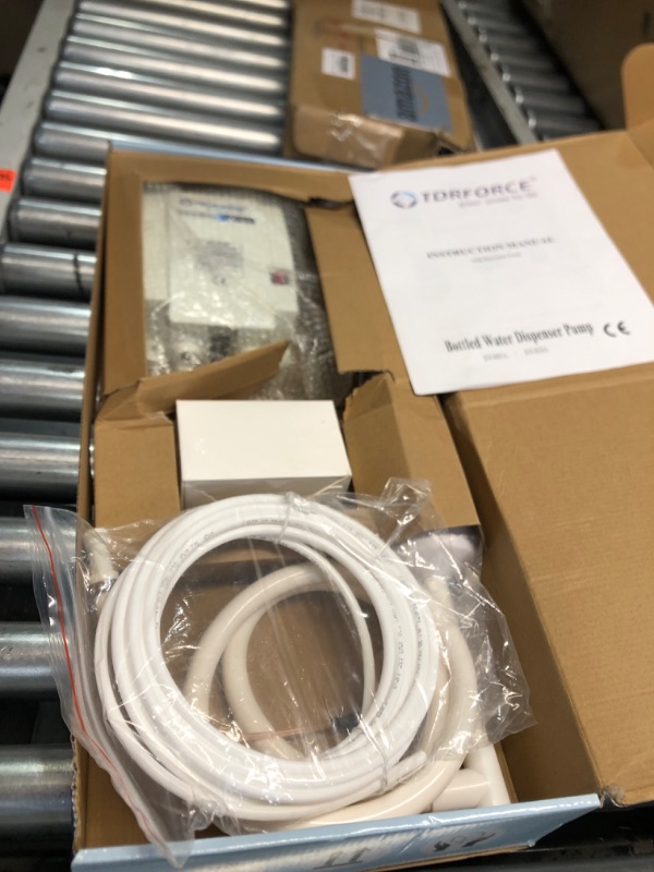 Photo 1 of FlowFluid Bottled Drinking Water Pump System Single-Tube Power 25W, Bottled Water Dispensing 2.5L Flow Electric Water Pump for 5 Gallon Bottle Water for Coffee,Refrigerators,Ice Maker,Faucet New Single Inlet