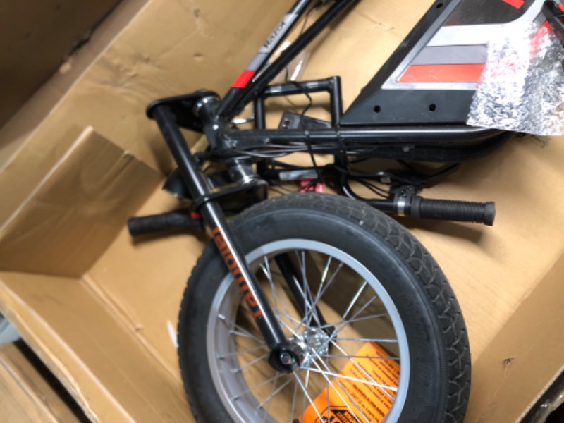 Photo 3 of [NONREFUNDABLE, FOR PARTS/READ NOTES]
Razor Rambler 16 – 36V Electric Minibike with Retro Style, Up to 15.5 MPH, Up to 11.5 Miles Range, Wide, Rugged 16" Air-Filled Tires, Powerful 350 Watt Hub-Driven Motor Black Minibike