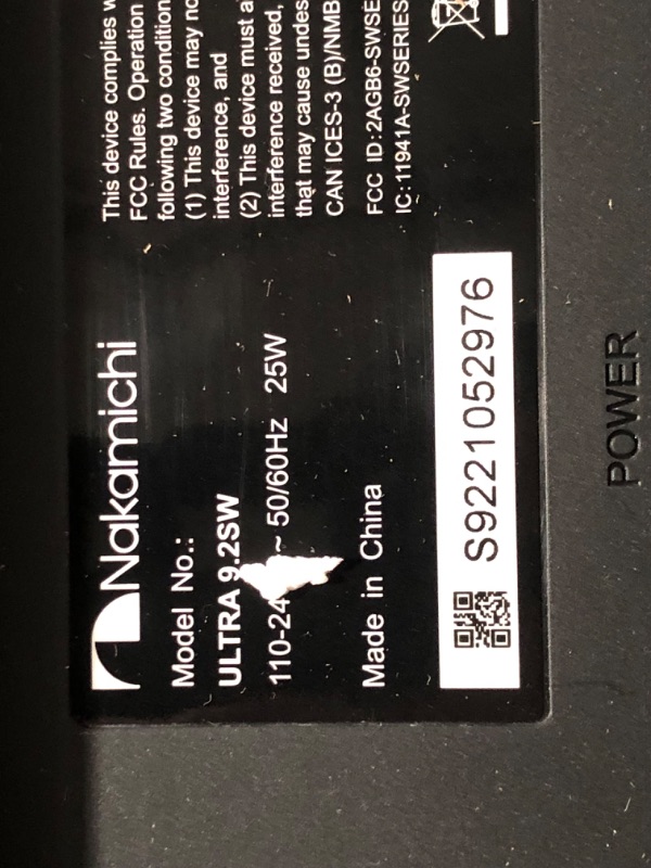 Photo 14 of Nakamichi Shockwafe Ultra 9.2.4 Channel Dolby Atmos/DTS:X Soundbar with Dual 10" Subwoofers (Wireless), 4 Rear Surround Effects Speakers, eARC and SSE Max Technology (Flagship) Ultra 9.2 DTS-X/Atmos/eARC/SSE Max