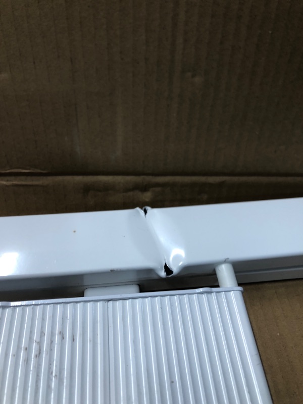 Photo 1 of HBTower 5 Step Ladder, Aluminum Ladder with Handrails, Folding Step Stool for Adults, 330LBS Capacity Sturdy& Portable Ladder for Home Kitchen Library Office, White 5 step White