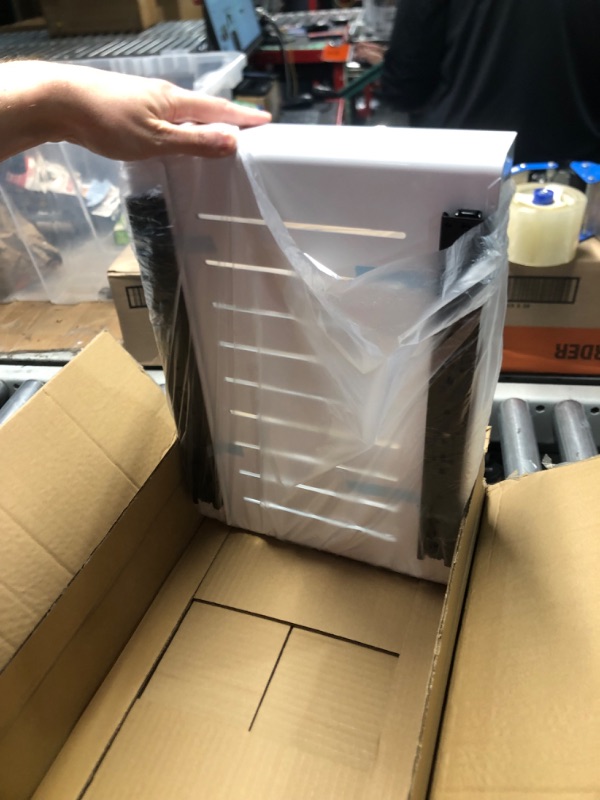 Photo 1 of HIKITMATE Drawer Organizer, Expandable Pull Out Drawers for Cabinets, With Adhesive Nano Film (11.8" -18.1" W X16.9 DX2.7 H White)