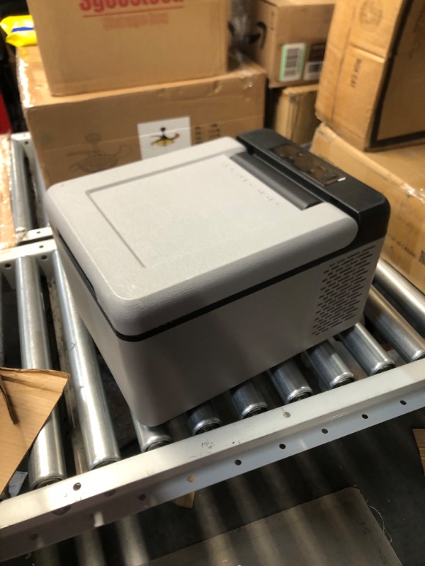 Photo 3 of **missing car adapter** Alpicool C9 Portable Mini Freezer,12 Volt Refrigerator, 10 Quart (9 Liter) Fast Cooling 12V Car Fridge -4?~68?, Car Cooler, 12/24V DC and 100-240V AC