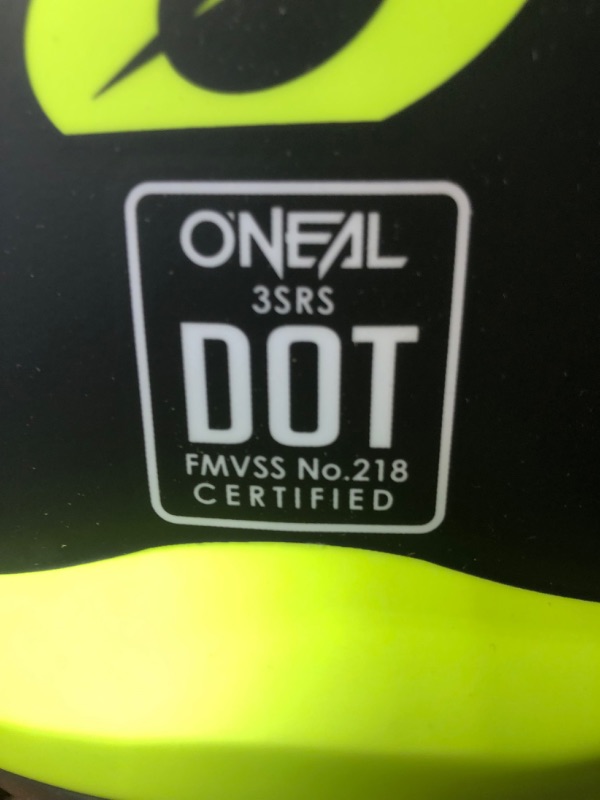 Photo 4 of O'Neal 3SRS Helmet Adult Racewear Black/Neon X-Large