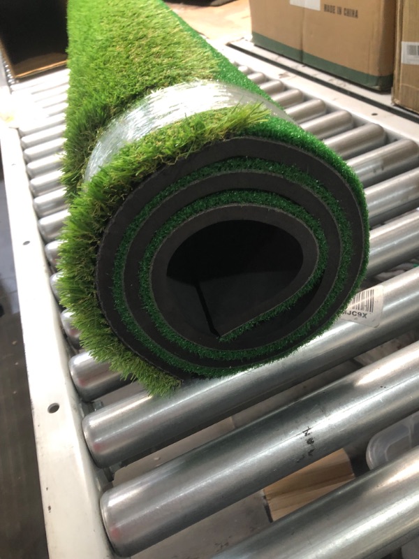 Photo 3 of Golf Mat, 5x4ft Thickening Golf Hitting Mats, Premium Impact Golf Practice Mat with Dual Grass Turf, Golf Training Aid