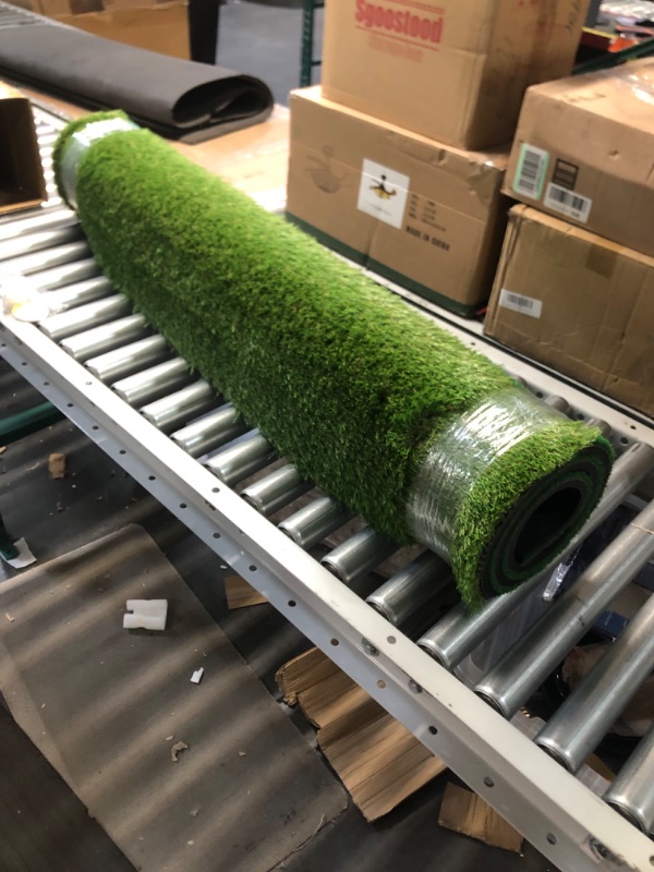 Photo 2 of Golf Mat, 5x4ft Thickening Golf Hitting Mats, Premium Impact Golf Practice Mat with Dual Grass Turf, Golf Training Aid