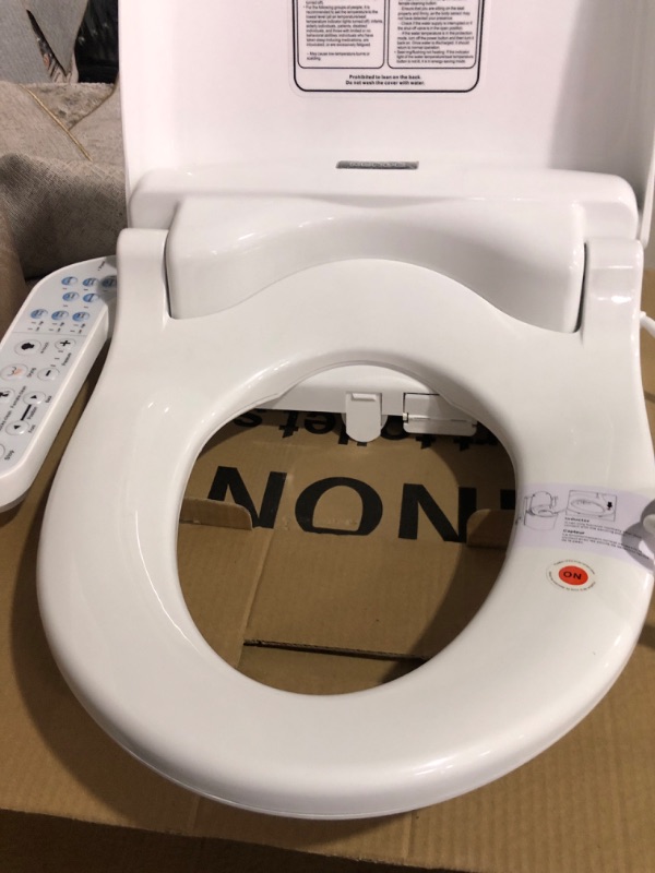 Photo 2 of (opened for inspection(see all images) Electric Bidet Toilet Seat, Warm Water Cleansing