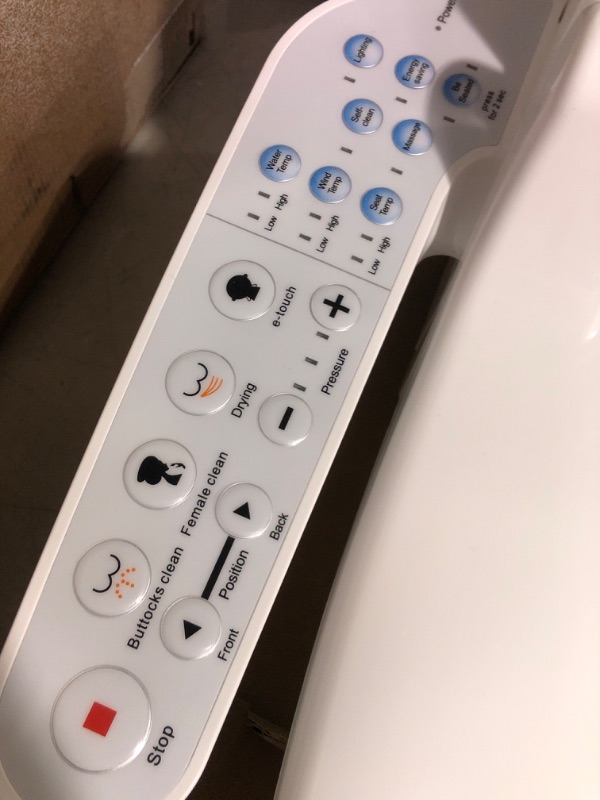 Photo 3 of (opened for inspection(see all images) Electric Bidet Toilet Seat, Warm Water Cleansing