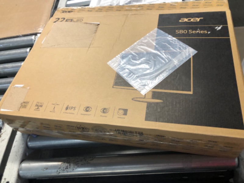 Photo 1 of Acer 21.5 Inch Full HD (1920 x 1080) IPS Ultra-Thin Zero Frame Computer Monitor (HDMI & VGA Port), SB220Q bi