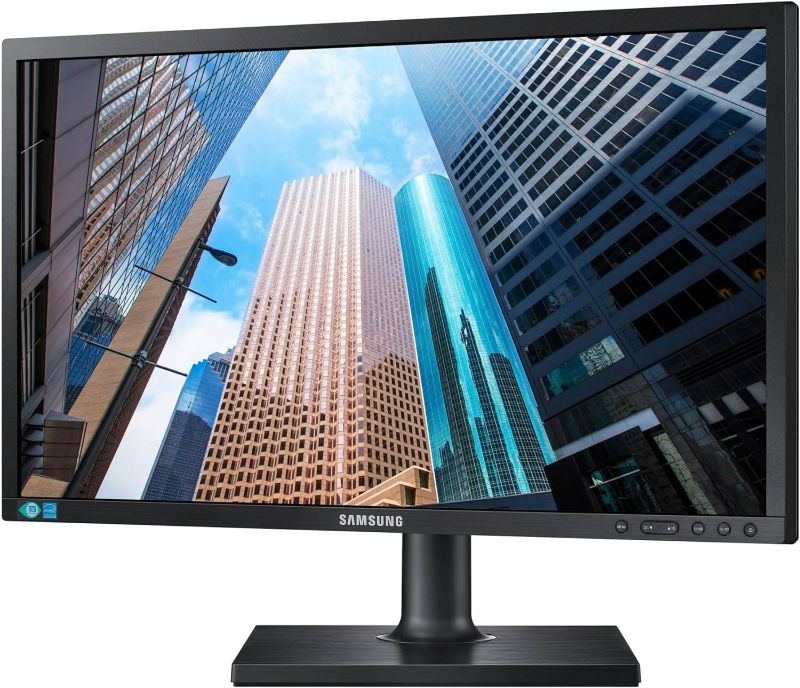 Photo 1 of ***USED READ NOTES***Samsung Business SE450 Series 24 inch FHD 1920x1080 Desktop Monitor for Business with DisplayPort, DVI, VGA, VESA mountable, 3-Year Warranty, TAA (S24E450D)
