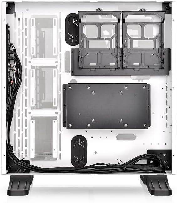 Photo 7 of Thermaltake Core P3 ATX Tempered Glass Gaming Computer Case Chassis, Open Frame Panoramic Viewing, White Edition