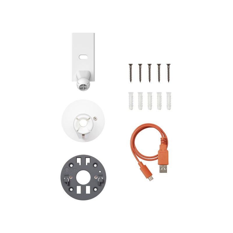 Photo 1 of **non refundable three pack** Ring Spare Parts Kit for Spotlight Cam Pro Battery & Spotlight Cam Plus Battery, White