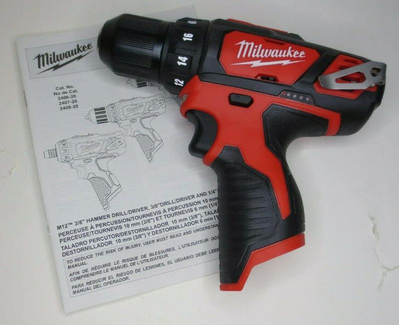 Photo 1 of Milwaukee M12 12V 3/8-Inch Drill Driver (2407-20) (Bare Tool Only - Battery, Charger, and Accessories Not Included) (Limited Edition)