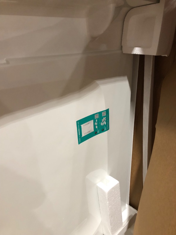Photo 1 of **damaged**STERLING STORE+ 60 in. W x 75.75 in. H 1 -Piece Direct-to-stud Back Shower Wall in White
