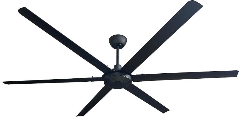 Photo 1 of ***PARTS ONLY NON-REFUNDABLE READ NOTES** - 
iLiving 78 Inch, 6 Blades BLDC Big Ceiling Fan, High Volume Low Speed Outdoor Fan with Powerful Brushless DC Motor Reversible Industrial Commercial and Residential, 13200 CFM at 135 RPM with IR Remote 78-Inch /