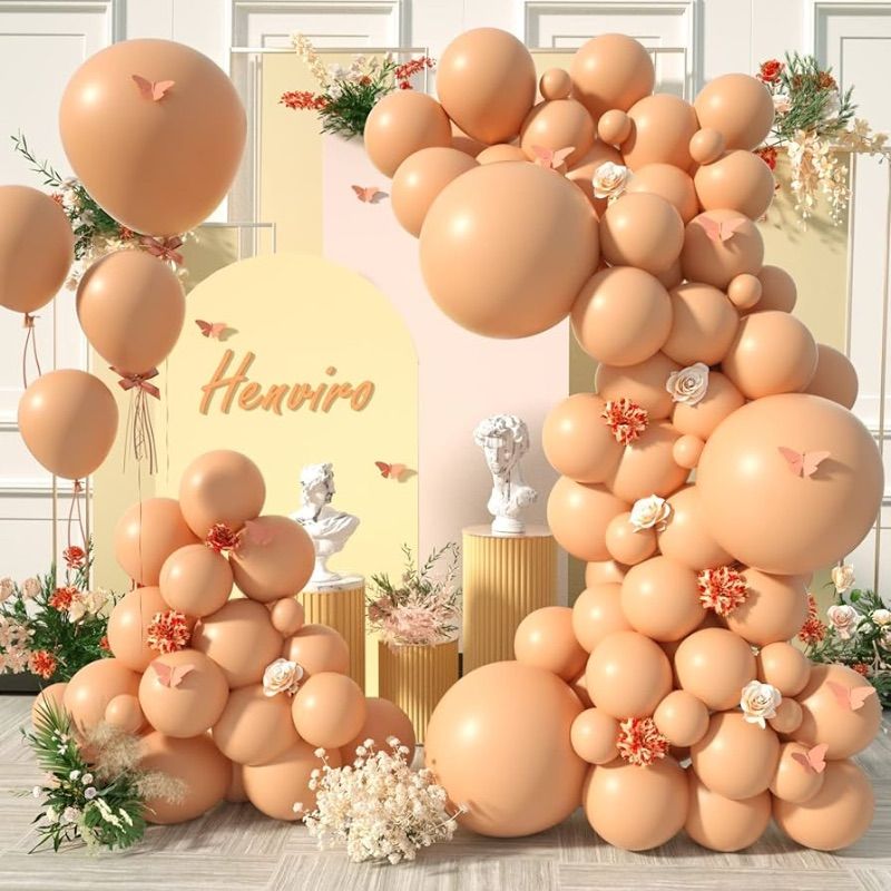 Photo 1 of ***BUNDLE***No Returns***(2 packs) Party Balloons - 154 Pcs 5/10/12/18 Inch Nude 