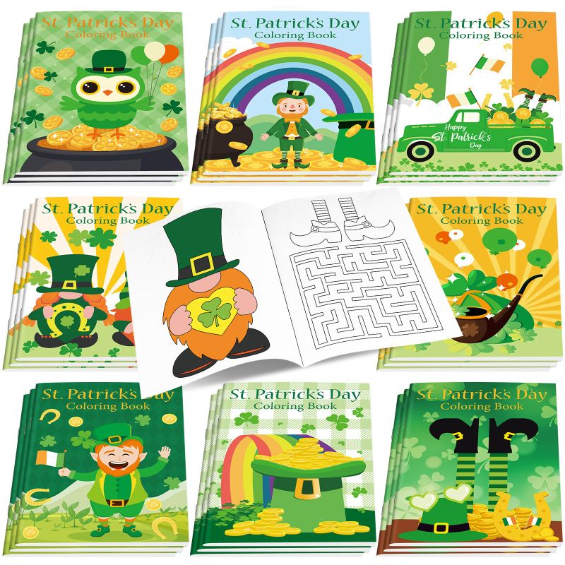 Photo 1 of ***BUNDLE***No Returns***(2 packs) 24 Pcs St. Patrick's Day Coloring Book 