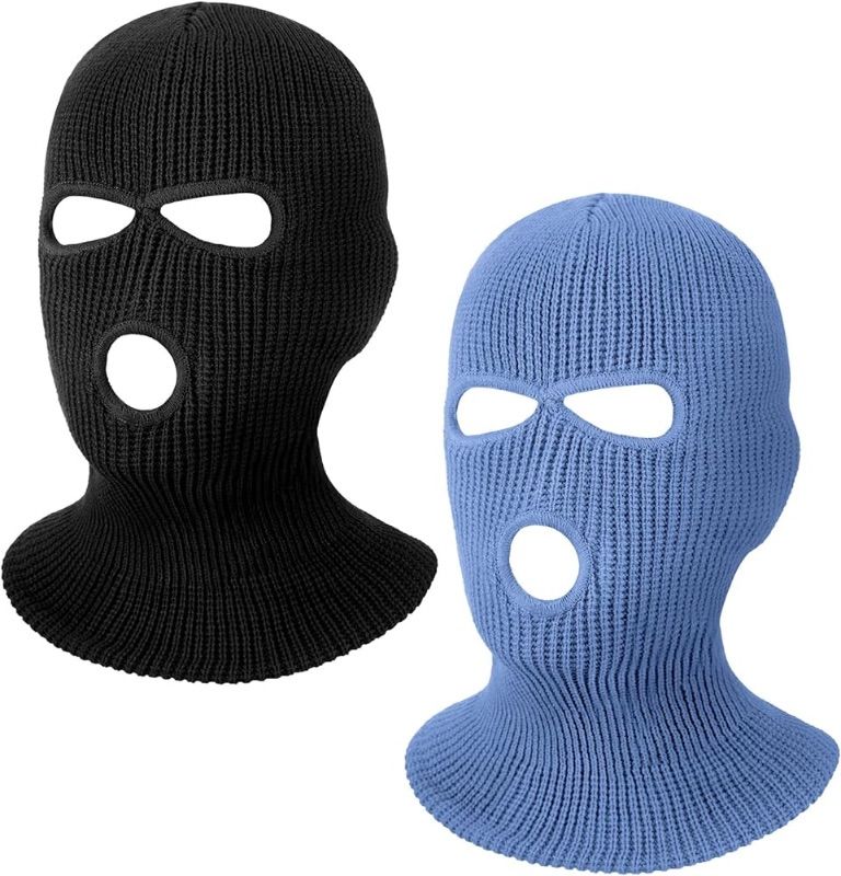 Photo 1 of ***BUNDLE***No Returns***( 2 packs) WILLBOND 2 Pieces Knitted Full Face Cover