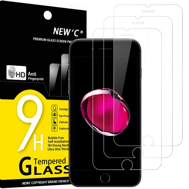 Photo 1 of  **BUNDLE**NO RETURNS**Designed for iPhone 8/7 (4.7") Screen Protector Tempered Glass