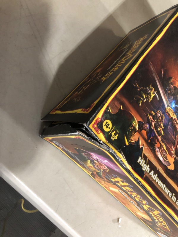 Photo 4 of ***USED*DAMAGE TO BOX*PICTURED***
Hasbro Gaming Avalon Hill HeroQuest Game System Tabletop Board Game,Immersive Fantasy Dungeon Crawler Adventure Game for Ages 14 and Up,2-5 Players