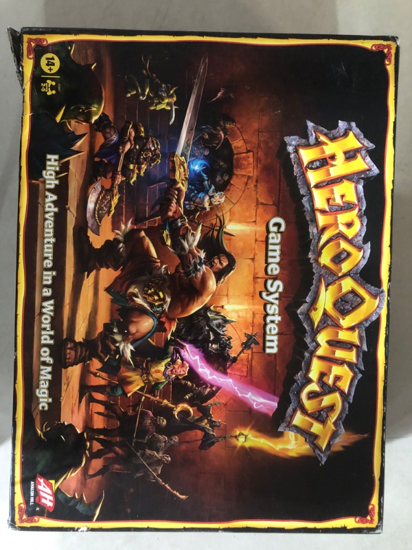 Photo 2 of ***USED*DAMAGE TO BOX*PICTURED***
Hasbro Gaming Avalon Hill HeroQuest Game System Tabletop Board Game,Immersive Fantasy Dungeon Crawler Adventure Game for Ages 14 and Up,2-5 Players