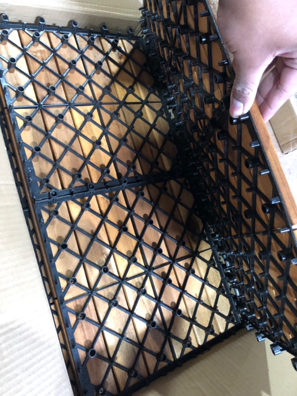 Photo 4 of Interlocking Deck Tiles 24 x 12 Long Boards- 6 Pack 
