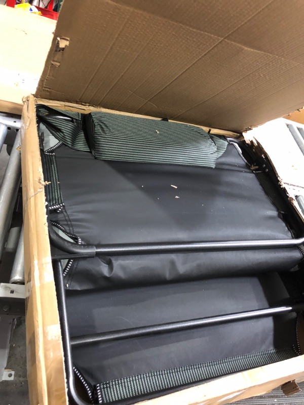 Photo 2 of XL Portable Folding Camping Cot, Oversize 29.5in 
