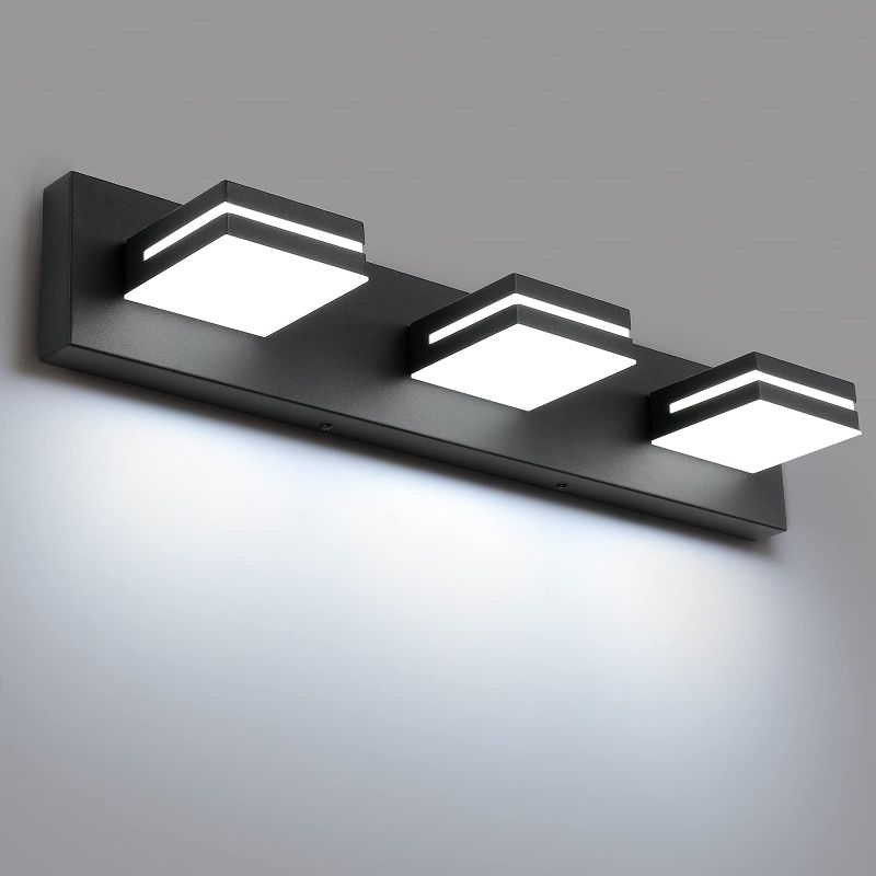 Photo 1 of LED Modern Bathroom Vanity Light Fixtures (3-Light, 24-Inch, Dimmable)