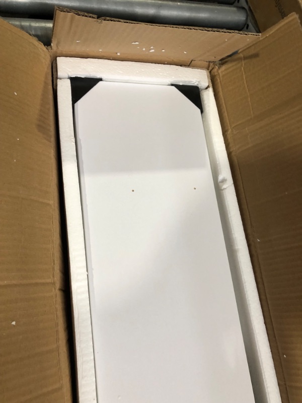 Photo 3 of DINZI LVJ Long Wall Shelves, 47.3Inch Wall Mounted Shelves Set of 2, WHITE