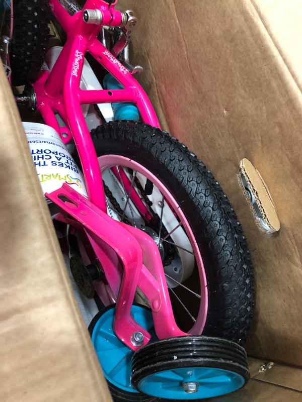 Photo 3 of **SEE NOTES** Schwinn Koen & Elm Toddler and Kids Bike, 12-18-Inch Wheels, Training Wheels Included, Boys and Girls Ages 2-9 Years Old Pink 14-inch Wheels