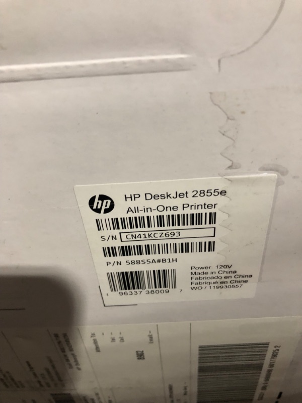 Photo 6 of HP DeskJet 2855e Wireless All-in-One Color Inkjet Printer, Scanner, Copier, Best for home