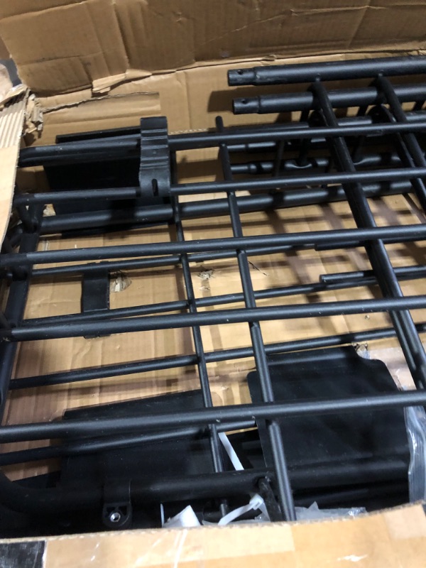 Photo 3 of **DAMAGED/ READ NOTES**XCAR Roof Rack Carrier Basket Rooftop Cargo Carrier with Extension Black Car Top Luggage Holder 64"x 39"x 6" Universal for SUV Cars 64 x 39 x 6 Roof Rack