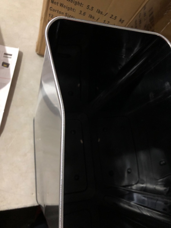 Photo 5 of *** MINOR DAMAGE *** iTouchless 4 Gallon Sensor Trash Can with Odor Filter and Fragrance