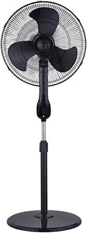 Photo 1 of *** STOCK PHOTO FOR REFERENCE ONLY *** Utilitech 16-in 120-Volt 3-Speed Indoor Nickel Brushed Oscillating Pedestal Fan
